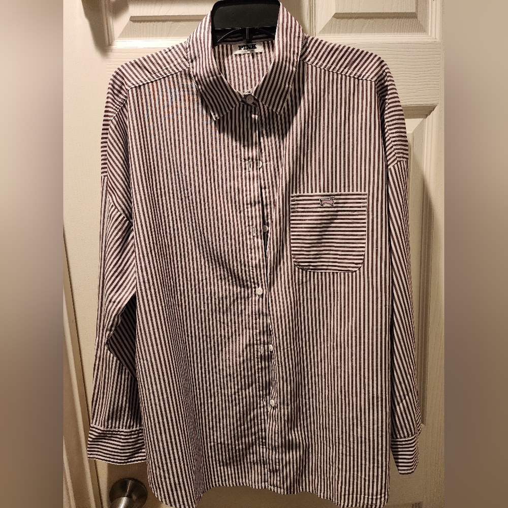 Classic Striped Womens VS Pink